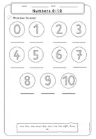 Vorschau - Arbeitsblätter - "Numbers" Arbeitsblätter mit Lösungen, Englisch Kl. 3/4 - Seite 3