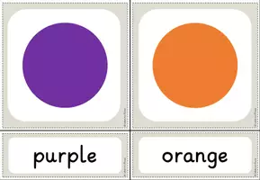 Vorschau - Bildkarten - Bild- und Wortkarten "colours" - Englisch Kl. 3/4 - Seite 3