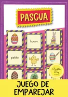 Vista previa - Tarjetas / Manipulativos - Pascua: Juego de emparejar (español) - Portada