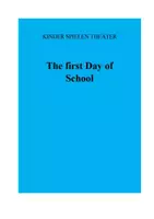 Vorschau - Anderer Materialtyp - Theaterstück Englisch: The First Day Of School - Seite 1