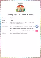 Vorschau - Arbeitsblätter - Reading trace - Easter & spring, 3fach differenziert - Seite 1
