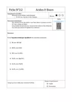 Aperçu - Apprentissages en autonomie - Fiches de travail en autonomie - Les acides & les bases - Page 3