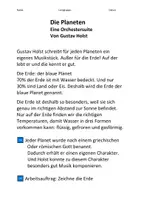 Vorschau - Arbeitsblätter - Die Planeten - Unterrichtsmaterial - Seite 1