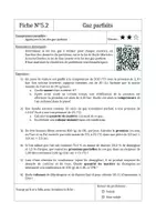 Aperçu - Apprentissages en autonomie - Fiches de travail en autonomie - Les gaz parfaits - Page 3