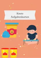 Vorschau - Mal- und Bastelvorlagen - Kreative Knet-Kunst für Grundschüler! - Deckblatt