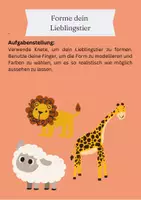 Vorschau - Mal- und Bastelvorlagen - Kreative Knet-Kunst für Grundschüler! - Seite 1