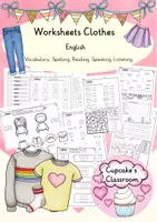 Vorschau - Arbeitsblätter - Englisch - Clothes (Kleidung) - Arbeitsblätter - Stationen, Freiarbeit - Deckblatt
