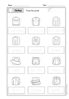 Vorschau - Arbeitsblätter - Englisch - Clothes (Kleidung) - Arbeitsblätter - Stationen, Freiarbeit - Seite 3