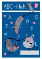 Vorschau - Lehrpläne/Lehrermaterial - Maus-Titelblätter für ABC-, Buchstaben- & Hausaufgabenhefte - Deckblatt