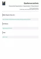 Vorschau - Klassenarbeiten - Klassenarbeit Argumentieren / Argumentation 7.Klasse Deutsch - Seite 1