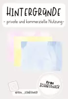 Vorschau - selbst erstellte Cliparts/Grafiken - Hintergründe "pastell" für private & kommmerzielle Nutzung - Deckblatt
