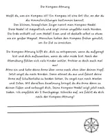 Vorschau - Mal- und Bastelvorlagen - Kompass Atmung/Atemübungen die sich gut im Unterricht integrieren lässt und die Himmelsrichtungen beibringt - Seite 2