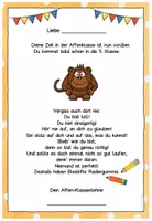 Vorschau - Anderer Materialtyp - Abschiedsgruß Ende Klasse 4 - Affenklasse - Seite 3