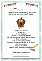 Vorschau - Anderer Materialtyp - Abschiedsgruß Ende Klasse 4 - Hundeklasse - Seite 2