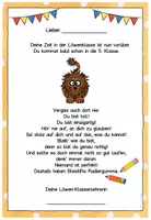 Vorschau - Anderer Materialtyp - Abschiedsgruß Ende Klasse 4 - Löwenklasse - Seite 2