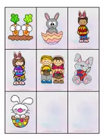 Aperçu - Jeux - jeu de mémoire Pâques - Page 3