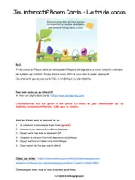 Aperçu - Jeux - Le tri de cocos-jeu interactif boom cards - Page de couverture