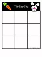 Aperçu - Jeux - Tic-Tac-Toe Pâques - Page de couverture