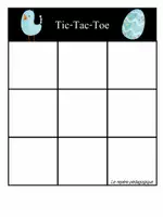 Aperçu - Jeux - Tic-Tac-Toe Pâques - Page 3