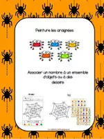 Aperçu - Jeux - Peinture les araignées 1ere - Page de couverture