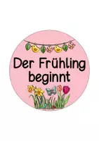 Vorschau - Bildkarten - Legekreis - Der Frühling beginnt - Seite 1