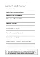 Vorschau - Arbeitsblätter - AB mit Fragen zum Thema "Tintenfische" + Lösungsblatt + Infografik - Deckblatt