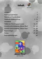 Vorschau - Arbeitsblätter - Bildbetrachtung und Nachgestaltung „Blaues Pferd/Blauer Hase“ nach Franz Marc - Seite 1