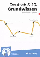 Vorschau - Unterrichtsreihen - Deutsch Grundwissen - Rechtschreibung & Grammatik (Merkhilfe) - Deckblatt