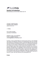 Vorschau - Unterrichtsreihen - Deutsch Grundwissen - Rechtschreibung & Grammatik (Merkhilfe) - Seite 1