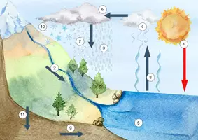 Vorschau - Arbeitsblätter - Hörspurgeschichte Wasserkreislauf - Seite 1