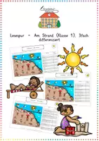 Vorschau - Arbeitsblätter - Am Strand / Sommer: XXL Sparpaket - Deutsch / DaZ - Kl. 1-3 - Seite 1