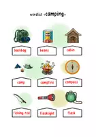 Vorschau - Arbeitsblätter - Englisch Wortschatz: go camping - Seite 3