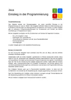 Vorschau - Arbeitsblätter - Grundlagen Java - Seite 2