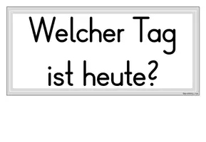 Vorschau - Präsentationen/Tafelbilder - Tafelkalender | Klassenkalender Grau für die Grundschule - Seite 3