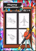 Vorschau - Mal- und Bastelvorlagen - Flugzeug Ausmalbilder - Deckblatt