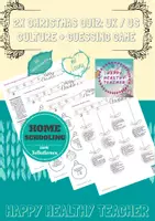 Vorschau - Arbeitsblätter - Homeschooling Arbeitsblatt- Christmas Quiz + Christmas Guessing Game - Deckblatt