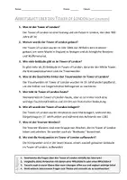 Vorschau - Arbeitsblätter - Lernplakat + AB mit Fragen zum Thema "Tower of London" + Lösungsblatt + Infografik - Seite 3