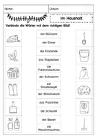Vorschau - Interaktives Material - Wortschatz zum Thema Haushalt interaktiv üben - Seite 2