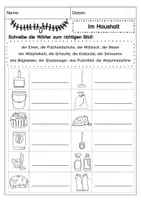 Vorschau - Interaktives Material - Wortschatz zum Thema Haushalt interaktiv üben - Seite 3