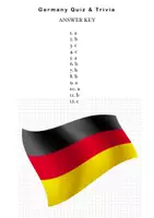 Vista previa - Hojas de trabajo - Quiz: How Much Do You Know About Germany? / Prueba: ¿Cuánto sabes de Alemania? - página 1