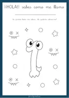 Vista previa - Hojas de trabajo - cuaderno números del 1 al 10 monstruitos - página 3
