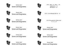Vorschau - Spiele - Mittelwert, Median, Zentralwert & Modalwert - Domino - Seite 2