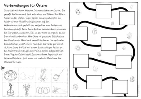 Vorschau - Arbeitsblätter - Deutsch - Lesewege Ostern - Seite 1