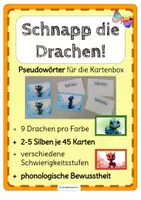Vorschau - Spiele - Schnapp die Drachen! Pseudowörter - Deckblatt