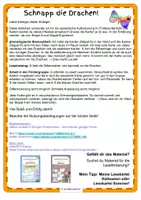 Vorschau - Spiele - Schnapp die Drachen! Pseudowörter - Seite 1