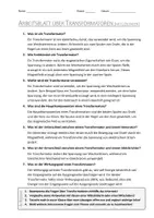 Vorschau - Arbeitsblätter - AB mit Fragen zum Thema "Transformatoren" + Lösungsblatt + Mindmap + Infografik - Seite 3