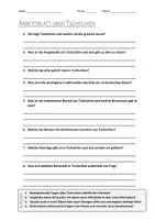 Vorschau - Arbeitsblätter - AB mit Fragen zum Thema "Tschechien" + Lösungsblatt + Infografik - Deckblatt