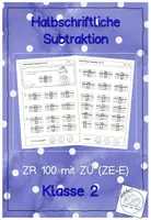 Vorschau - Arbeitsblätter - Halbschriftliche Subtraktion ZR 100 mit ZÜ ZE-E - Deckblatt