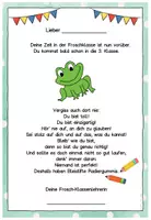 Vorschau - Anderer Materialtyp - Abschiedsgruß Ende Klasse 2 - Froschklasse - Seite 2