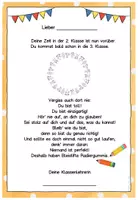 Vorschau - Anderer Materialtyp - Abschiedsgruß Ende Klasse 2 - Ohne Klassentier - Version 2 - Seite 2